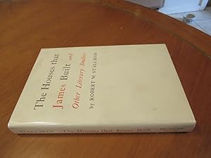 Bild des Verkufers fr The Houses That James Built And Other Literary Studies.(Thomas Hardy, Stephen Crane, Joseph Conrad, F. Scott Fitzgerald, Ernest Hemingway, William Faulkner; The New Fiction; Fiction And Its Critics zum Verkauf von Arroyo Seco Books, Pasadena, Member IOBA