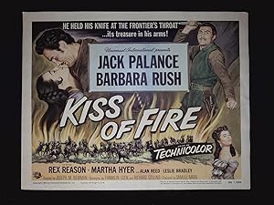 Seller image for Kiss of Fire Lobby Title Card for sale by AcornBooksNH