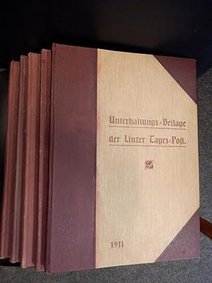 Unterhaltungsbeilage der Linzer Tages-Post, 5 Jahrgänge Band VI 1907 bis Band X 1911