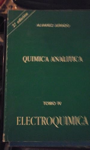 Imagen del vendedor de APRENDA QUMICA ANALTICA SIN ESFUERZO. Vol IV: ELCETROQUMICA (Sevilla, 1987) a la venta por Multilibro