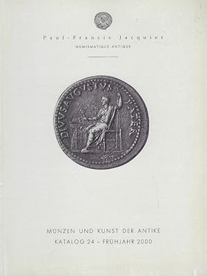 Image du vendeur pour Mnzen und Kunst der Antike. Katalog 24, Frhjahr 2000 mis en vente par Librairie Archaion