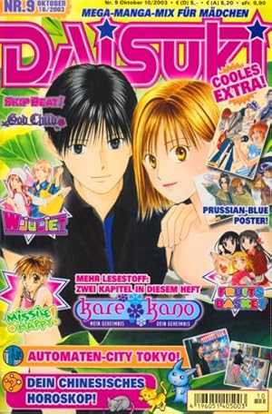 Mega-Manga-Mix für Mädchen ~ DAISUKI - Nr.9 Oktober 10/2003.