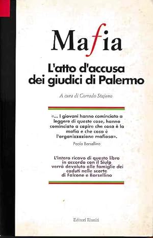 Mafia. L'atto d'accusa dei giudici di Palermo.