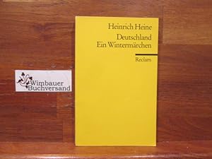Seller image for Deutschland, ein Wintermrchen. Nach d. Erstdr. hrsg. von Werner Bellmann / Reclams Universal-Bibliothek ; Nr. 2253 for sale by Antiquariat im Kaiserviertel | Wimbauer Buchversand