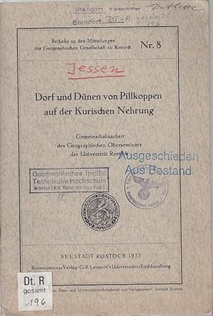 Dorf und Dünen von Pillkoppen auf der Kurischen Nehrung : Gemeinschaftsarbeit d. Geogr. Obersemin...