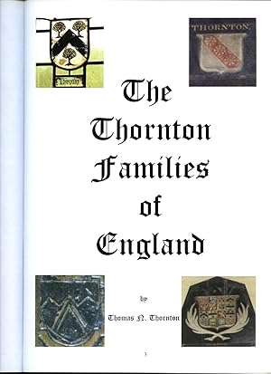 Seller image for The Thornton Families of England for sale by Little Stour Books PBFA Member