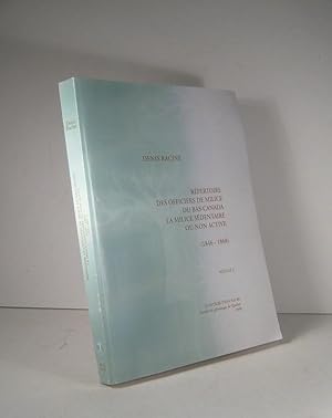 Répertoire des officiers de milice du Bas-Canada. La milice sédentaire ou non-active. Volume 2 : ...