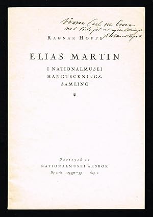 Seller image for Elias Martin i Nationalmusei handteckningssamling. for sale by Hatt Rare Books ILAB & CINOA