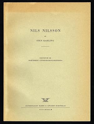 Image du vendeur pour Nils Nilsson. mis en vente par Hatt Rare Books ILAB & CINOA