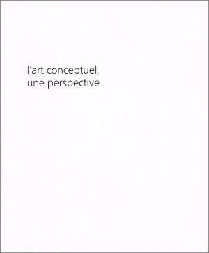 Image du vendeur pour L'art conceptuel, une perspective [plus invitation card] mis en vente par A&M Bookstore / artecontemporanea