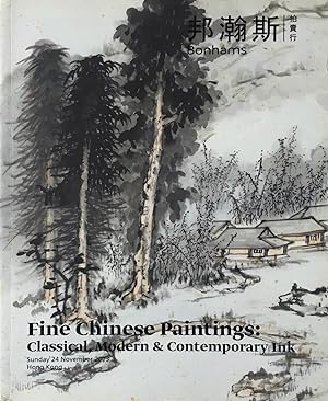Fine Chinese Paintings: Classical, Modern & Contemporary Ink, Hong Kong Bonhams Auctions, 24 Nove...