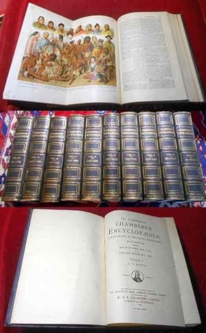 Imagen del vendedor de The illustrated Chamber's encyclopaedia. A dictionary of universal knowlwdge. New edition. 10 Volumes/ Bnde a la venta por Antiquariat Clement