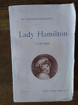 Imagen del vendedor de LADY HAMILTON 1763-1815. D'aprs de nouveaux documents a la venta por Librera Pramo