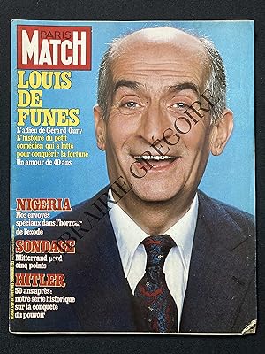 PARIS MATCH-N°1759-11 FEVRIER 1983-LOUIS DE FUNES