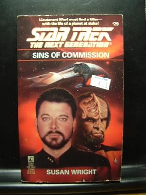 Bild des Verkufers fr SINS OF COMMISSION (Star Trek The Next Generation, No 29) zum Verkauf von The Book Abyss