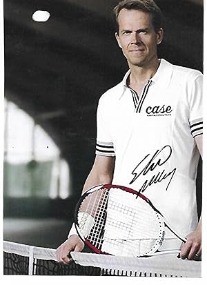 A Signed Colour Photographic Image of Stefan Edberg
