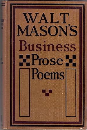 Seller image for Business Prose Poems for sale by Fireproof Books