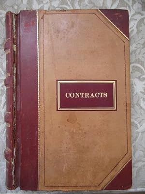 JOURNAL OF RAILROAD CONTRACTS 1902-1905. New York Central and Hudson River Railroad Company / Bos...
