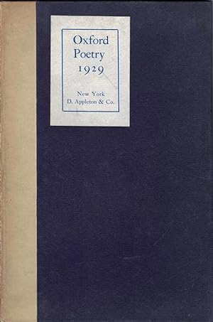 Bild des Verkufers fr Oxford Poetry 1929 zum Verkauf von Fireproof Books