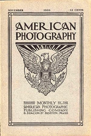 Bild des Verkufers fr American Photography Volume Three Number 11 November, 1909 zum Verkauf von Kenneth Mallory Bookseller ABAA