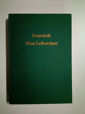 Image du vendeur pour Festschrift Hans Leibundgut Zur Vollendung seines sechzigsten Lebensjahres 28. Juni 1969 mis en vente par Antiquariat Smock