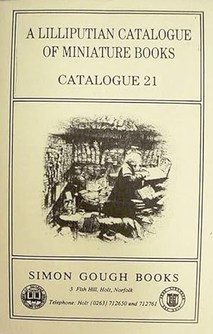 Seller image for A Lilliputian Catalogue / Of Miniature Books / Catalogue 21 for sale by Watermark West Rare Books