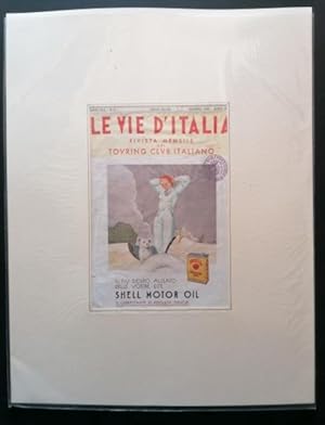 Bild des Verkufers fr Il pi sicuro alleato delle vostre gite Shell Motor Oil. zum Verkauf von BOTTEGHINA D'ARTE GALLERIA KPROS