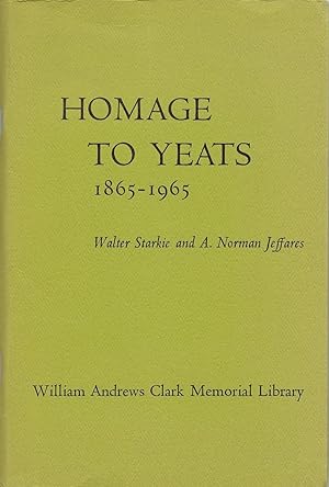 Image du vendeur pour Homage to Yeats: 1865-1965 mis en vente par Fireproof Books