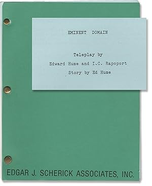 Bild des Verkufers fr Stranger on My Land [Eminent Domain] (Original screenplay for the 1988 television film) zum Verkauf von Royal Books, Inc., ABAA