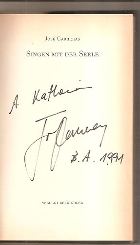 SINGEN MIT DER SEELE [Firmado / Signed]