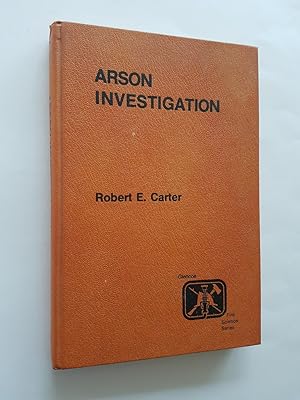 Bild des Verkufers fr Arson Investigation (Glencoe Press Fire Science Series) zum Verkauf von masted books