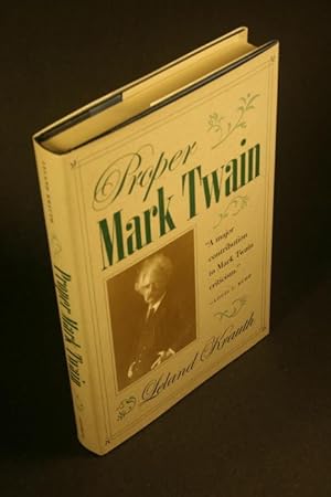 Immagine del venditore per Proper Mark Twain. venduto da Steven Wolfe Books