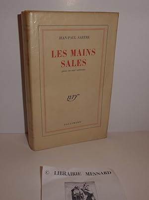 Bild des Verkufers fr Les mains sales. Pice en sept tableaux. NRF - Gallimard. Paris. 1949. zum Verkauf von Mesnard - Comptoir du Livre Ancien