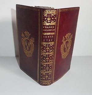 La France ecclésiastique, pour l'année 1781. Septième édition. Paris, chez l'auteur, 1781.
