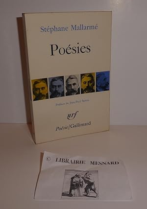 Image du vendeur pour Posies. Prface de Jean-Paul Sartre. Collection Posie/Gallimard. NRF. Paris. 1966. mis en vente par Mesnard - Comptoir du Livre Ancien