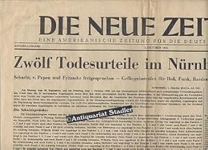 Bild des Verkufers fr Sonderausgabe. 2. Oktober 1946 Eine amerikanische Zeitung fr die deutsche Bevlkerung. zum Verkauf von Antiquariat im Kloster