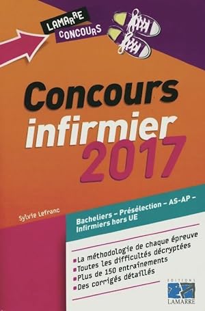 Seller image for Concours infirmier 2017 - Sylvie Lefranc for sale by Book Hmisphres