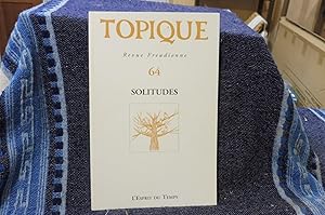 TOPIQUE Revue Freudienne N° 64 SOLITUDES