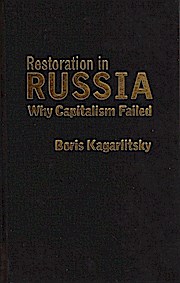 Bild des Verkufers fr Restoration in Russia: Why Capitalism Failed zum Verkauf von Che & Chandler Versandbuchhandlung