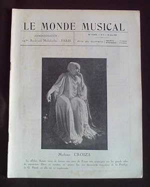 Le monde musicale - N°6 Juin 1934