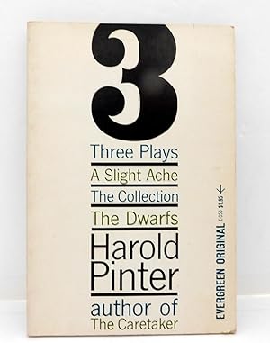Seller image for Three Plays By Harold Pinter: A Slight Ache; The Collection; The Dwarfs for sale by The Parnassus BookShop