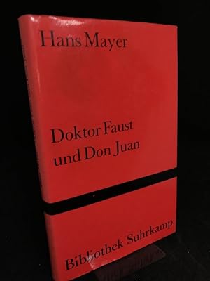 Bild des Verkufers fr Doktor Faust und Don Juan. (= Bibliothek Suhrkamp Band 599). zum Verkauf von Altstadt-Antiquariat Nowicki-Hecht UG