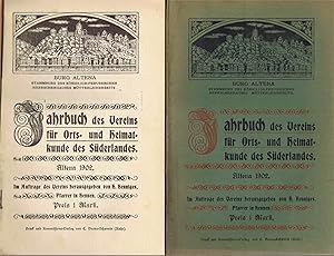 Jahrbuch des Vereins für Orts- und Heimatkunde des Süderlandes. (Originalausgabe Altena 1902)