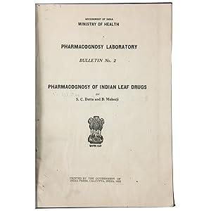 Pharmacognosy of Indian Leaf Drugs