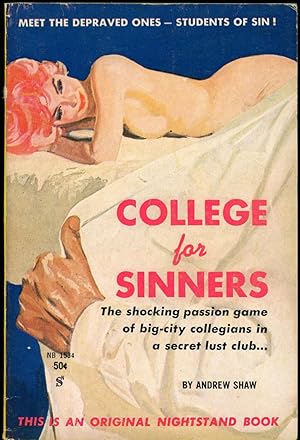 Imagen del vendedor de COLLEGE FOR SINNERS a la venta por John W. Knott, Jr, Bookseller, ABAA/ILAB