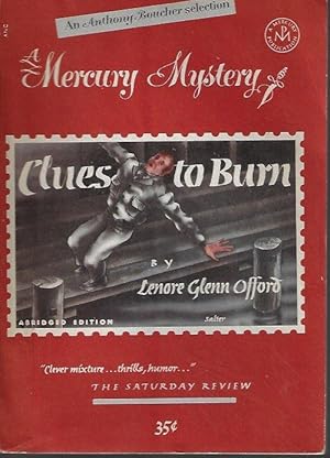 Seller image for CLUES TO BURN: Mercury Mystery No. 186 for sale by Books from the Crypt