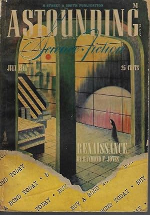 Bild des Verkufers fr ASTOUNDING Science Fiction: July 1944 zum Verkauf von Books from the Crypt