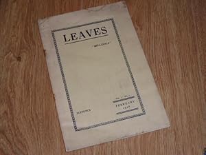 Seller image for Leaves "Billeoga" Political - Literary - Irish-Ireland Monthly Vol. 1 No. 2 for sale by Dublin Bookbrowsers