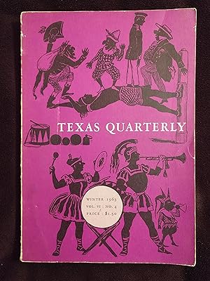 Seller image for TEXAS QUARTERLY: WINTER 1963 - VOLUME 4 : NUMBER 4 for sale by JB's Book Vault