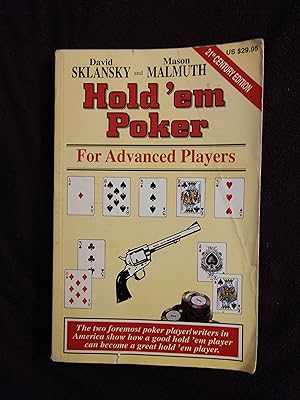 Seller image for HOLD 'EM POKER: FOR ADVANCED PLAYERS for sale by JB's Book Vault